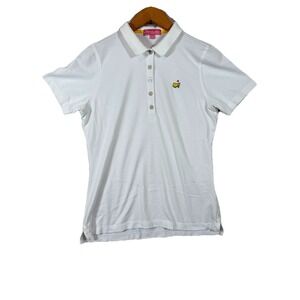 Magnolia Lane Collection Masters Augusta Golf Polo Shirt Womens M White Sporty